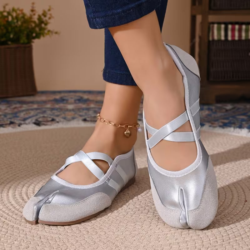 Sporty Flat Mary Jane shoes