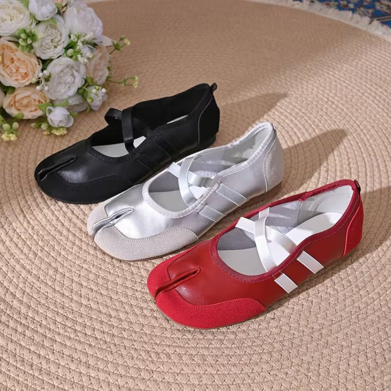 Sporty Flat Mary Jane shoes